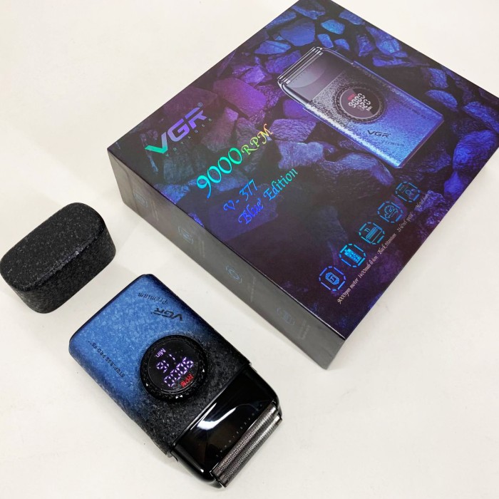 Водонепроникна електробритва для гоління VGR V-377, Бритва з акумуляторним зарядним пристроєм GX-90