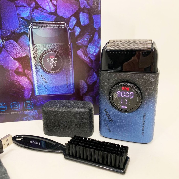 Водонепроникна електробритва для гоління VGR V-377, Бритва з акумуляторним зарядним пристроєм GX-90