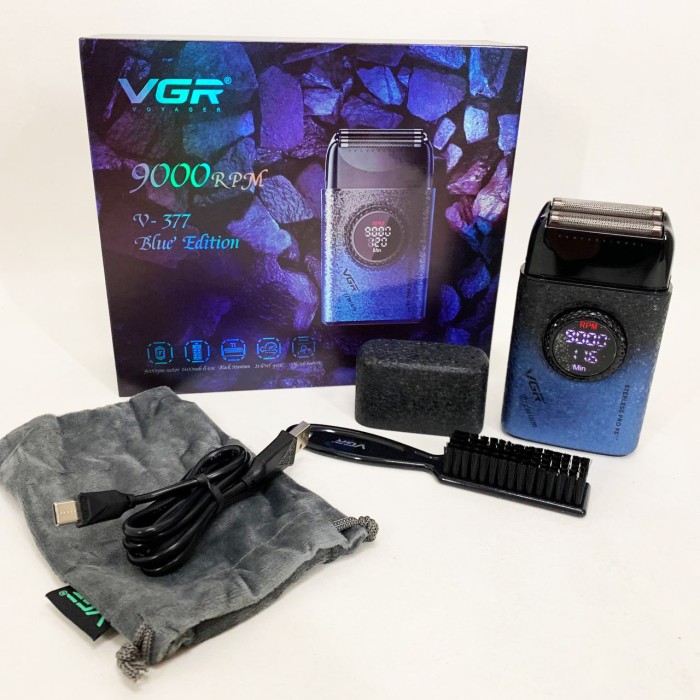Водонепроникна електробритва для гоління VGR V-377, Бритва з акумуляторним зарядним пристроєм GX-90
