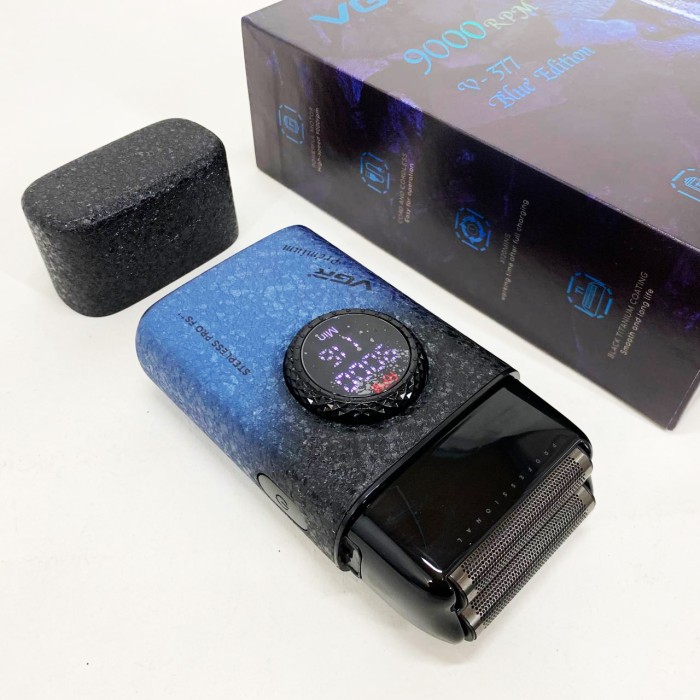 Водонепроникна електробритва для гоління VGR V-377, Бритва з акумуляторним зарядним пристроєм GX-90