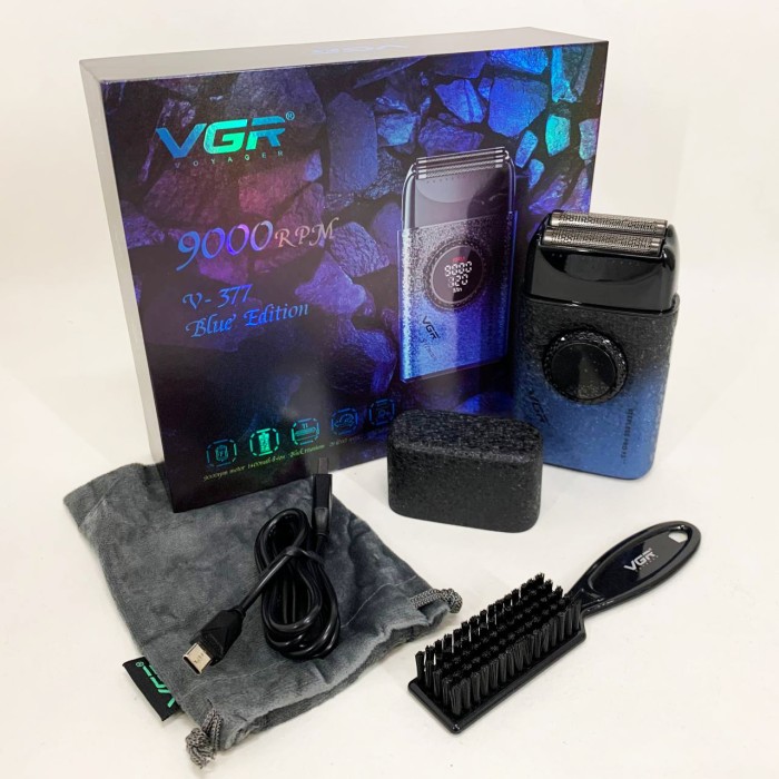 Водонепроникна електробритва для гоління VGR V-377, Бритва з акумуляторним зарядним пристроєм GX-90