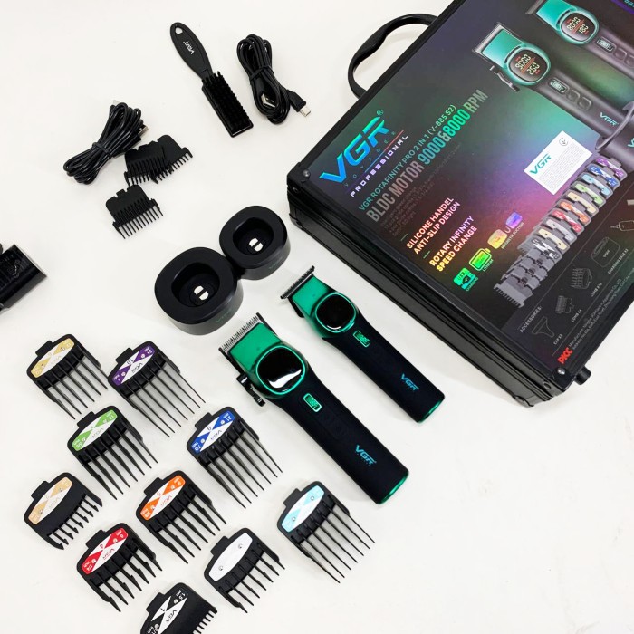 Машинка для стрижки акумуляторна з насадками, Професійна машинка для стрижки голови TK-53