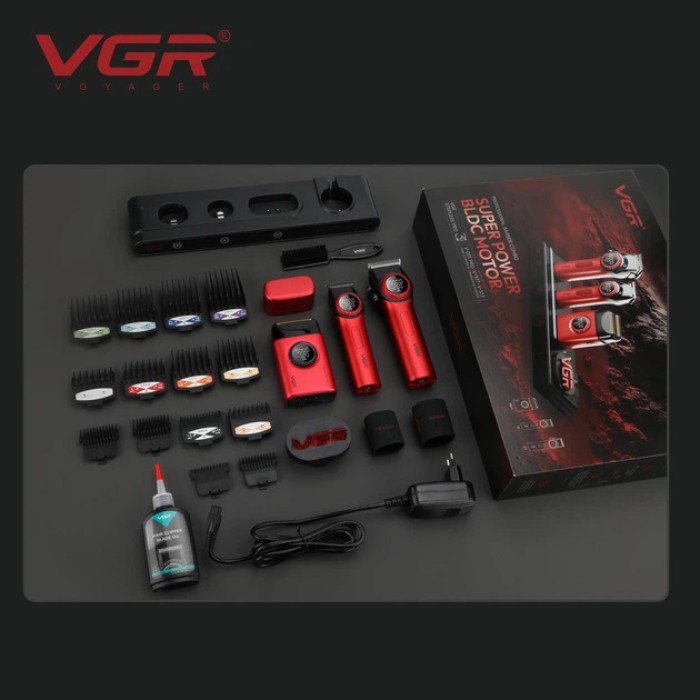 Електрична машинка для стрижки з насадками, Машинка для стрижки окантовки чоловіча TS-78