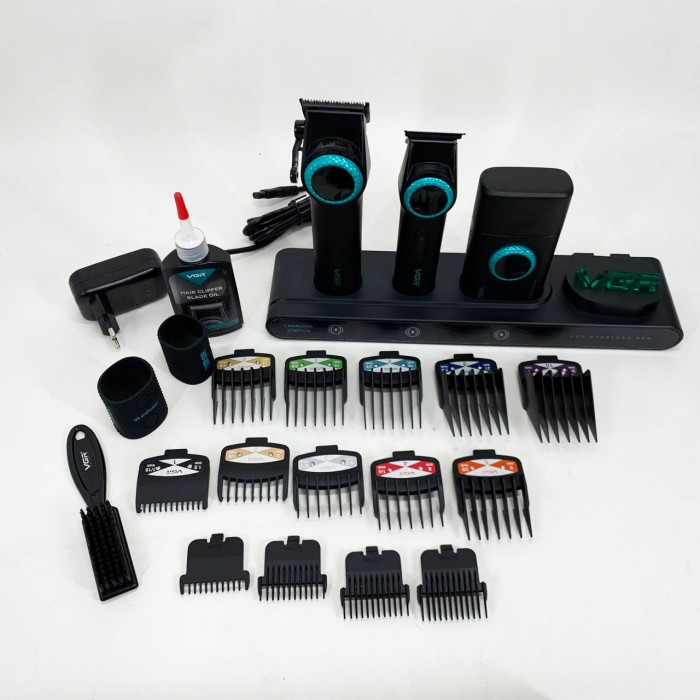 Машинка для стрижки акумуляторна з керамічними ножами, Професійна машинка для волосся UB-87