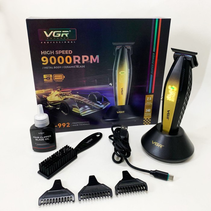 Машинка для стрижки волосся з регульованою насадкою, Бездротовий тример для стрижки та гоління PK-83