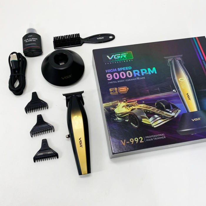 Машинка для стрижки волосся з регульованою насадкою, Бездротовий тример для стрижки та гоління PK-83