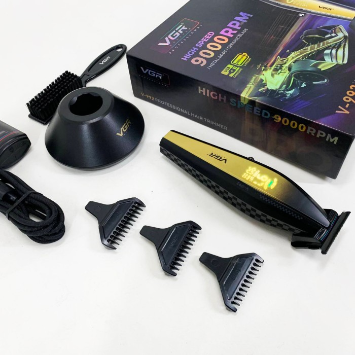 Машинка для стрижки з потужним акумулятором VGR V-992, Машинка для стрижки чоловіча YH-41