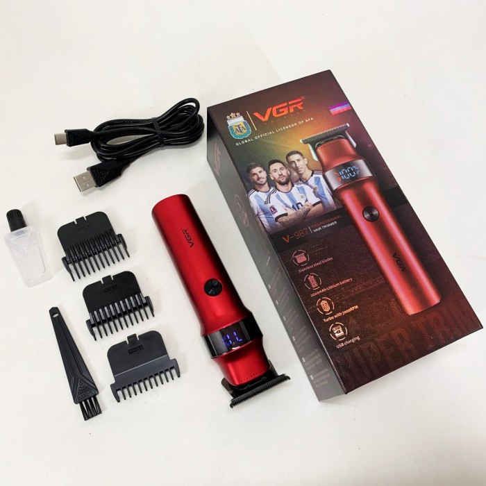 Бездротова машинка для стрижки для дому VGR V-987 Акумуляторна машинка стрижки HO-24