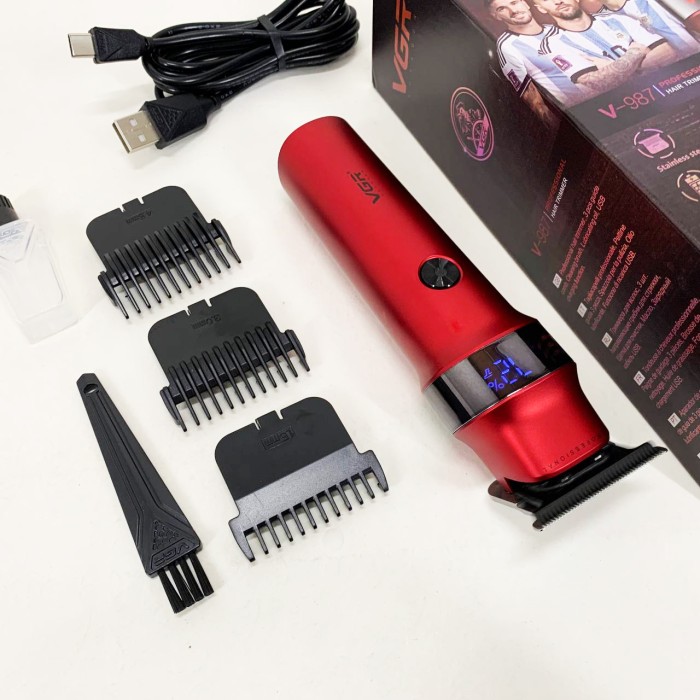 Електрична машинка з насадкою для бороди, Електрична машинка для стрижки з насадками HY-15