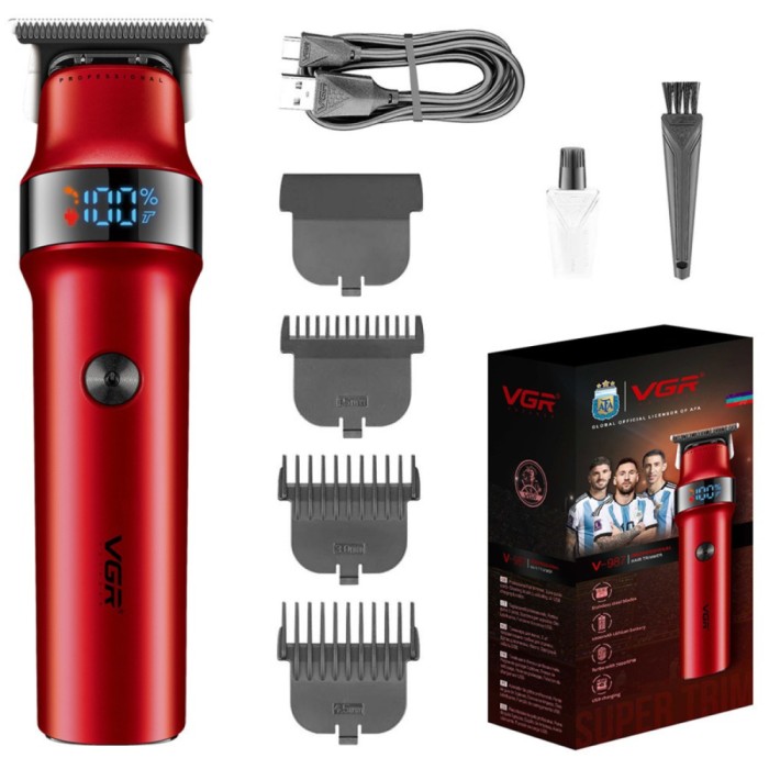 Електрична машинка з насадкою для бороди, Електрична машинка для стрижки з насадками HY-15