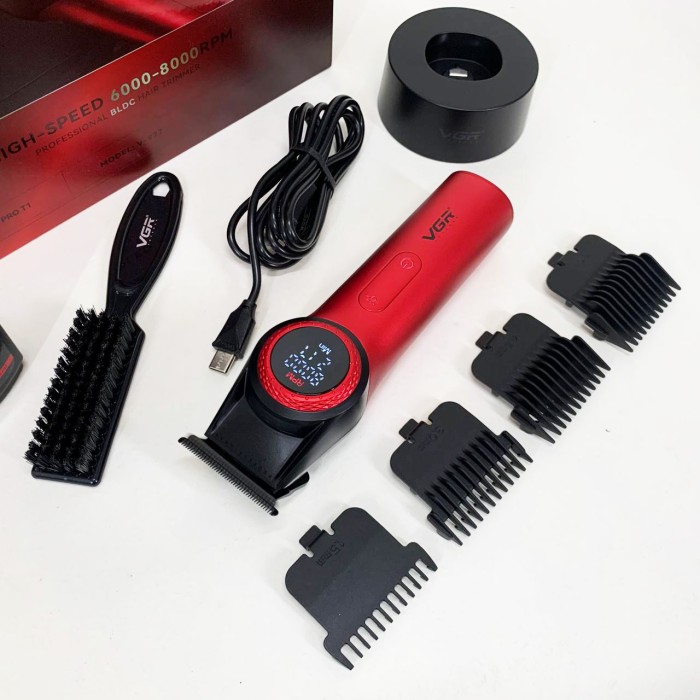 Електрична машинка для стрижки з насадками VGR Машинка для стрижки волосся професіоналів NK-73