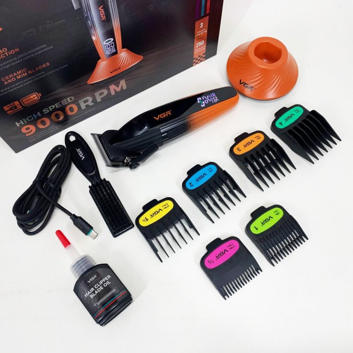 Бездротові машинки для стрижки легкі, Професійна машинка для волосся, Професійний тример з насадками ZE-96