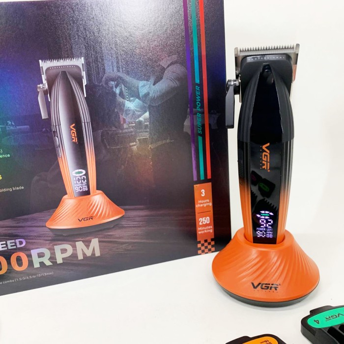 Бездротові машинки для стрижки легкі, Професійна машинка для волосся, Професійний тример з насадками ZE-96