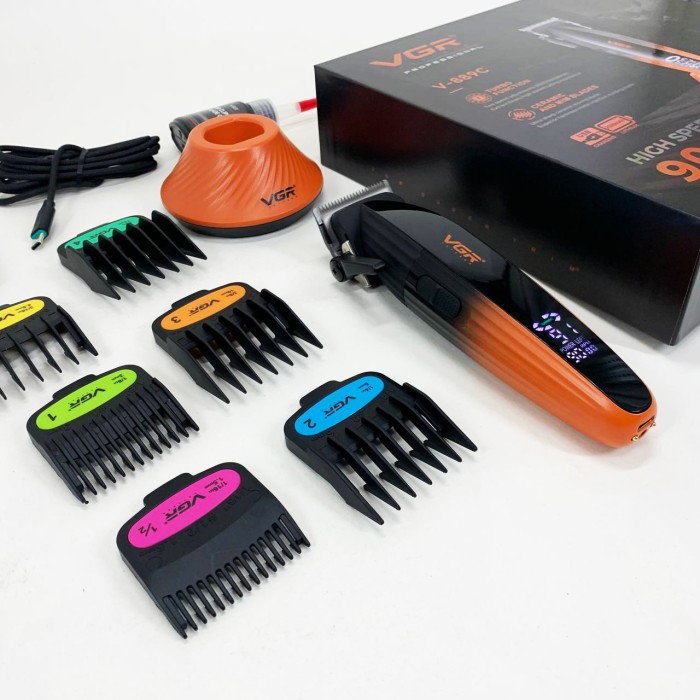 Практична машинка для стрижки волосся VGR, Перезаряджається набір для стрижки волосся YE-52