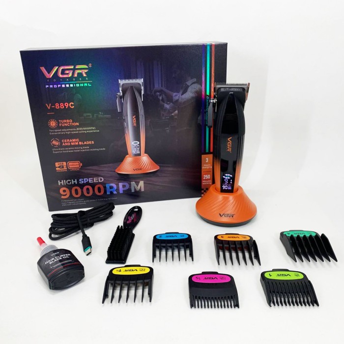 Практична машинка для стрижки волосся VGR, Перезаряджається набір для стрижки волосся YE-52
