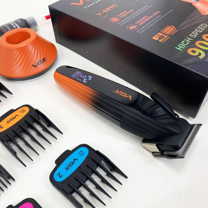 Практична машинка для стрижки волосся VGR, Перезаряджається набір для стрижки волосся YE-52