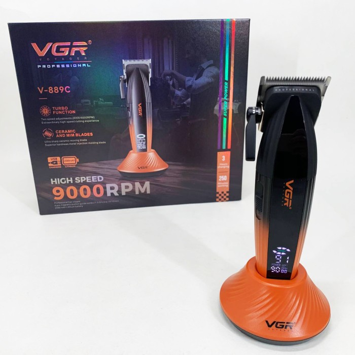 Професійна машинка для стрижки волосся в салон VGR V-889C, Набір для стрижки з зарядкою NM-11