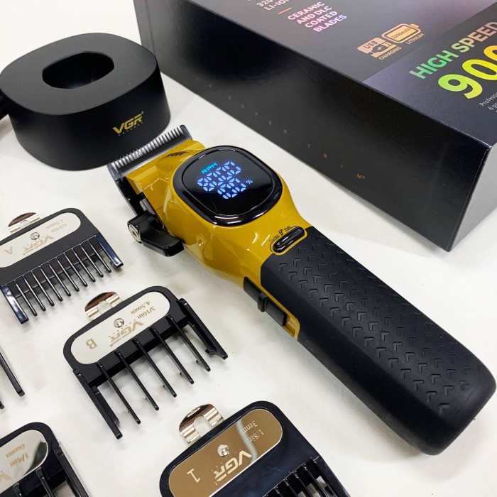 Машинка для стрижки акумуляторна VGR V-886C GOLD