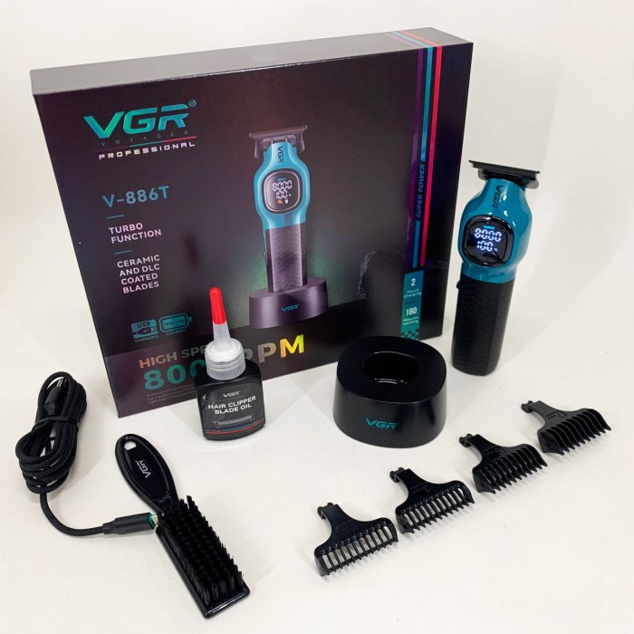 Акумуляторний універсальний тример для стрижки VGR, Електрична акумуляторна машинка для стрижки ND-75