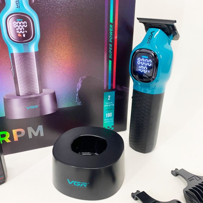 Акумуляторний універсальний тример для стрижки VGR, Електрична акумуляторна машинка для стрижки ND-75