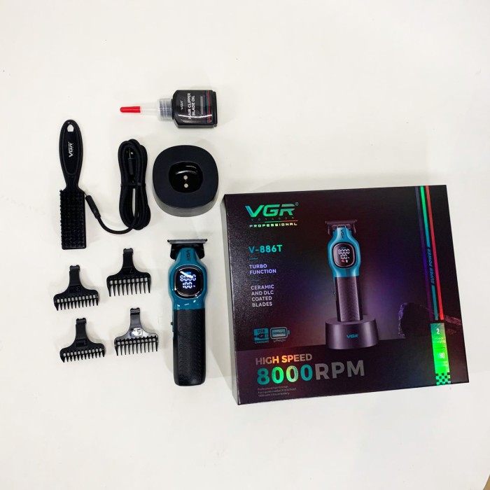 Акумуляторний універсальний тример для стрижки VGR, Електрична акумуляторна машинка для стрижки ND-75