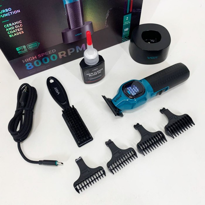 Машинка для стрижки акумуляторна з насадками, Акумуляторний універсальний тример для стрижки RH-33