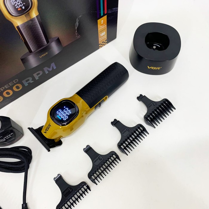 Машинка для стрижки з безліччю насадок, Машинка для стрижки волосся бездротова Тример скронь GO-12