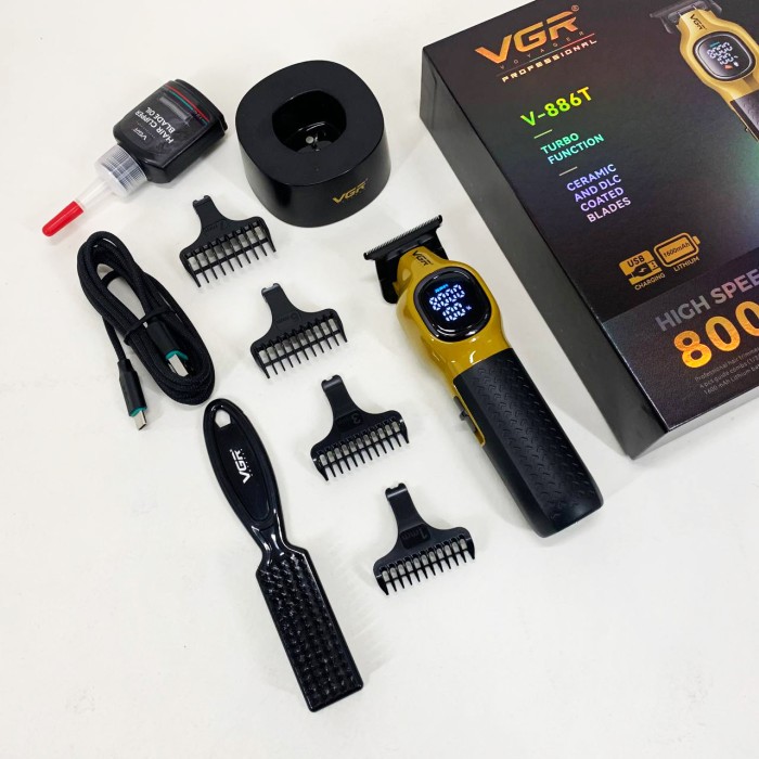 Машинка для стрижки з безліччю насадок, Машинка для стрижки волосся бездротова Тример скронь GO-12