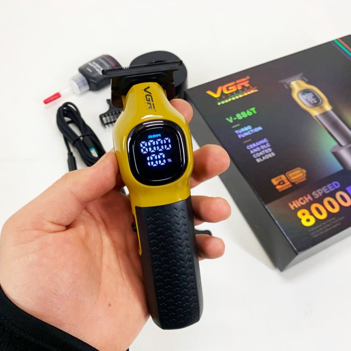 Машинка для стрижки акумуляторна VGR, Гострі професійні машинки для стрижки волосся DA-89