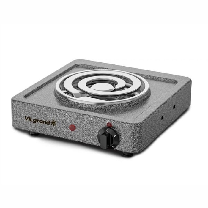 Побутова електроплитка ViLgrand VHP161D 1000Вт, Плита на стіл електрична, Плита побутова портативна FB-41