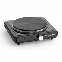 Настільна електрична плита 1 конфорка ViLgrand VHP181F Black