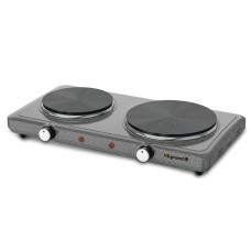 Настільна електроплита зручна VILGRAND VHP182F 2500Вт, Настільна потужна плита, Електроплита 2 конфорки XE-93