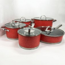 Набір каструль з антипригарним дном, Набір каструль з міцним антипригарним покриттям KZ-73