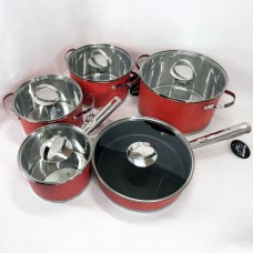 Набір каструль з інноваційним антипригарним покриттям 10 предметов ASTRA A-2510, Хороші каструлі IT-62