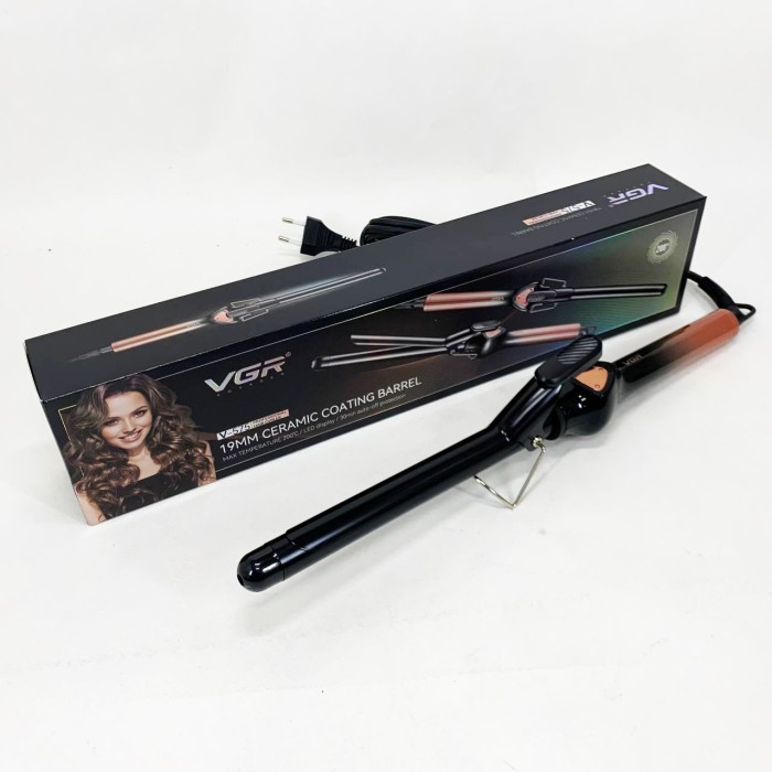 Плойка для волосся стайлер VGR, Багатофункціональна плойка для укладання та завивки волосся KR-37