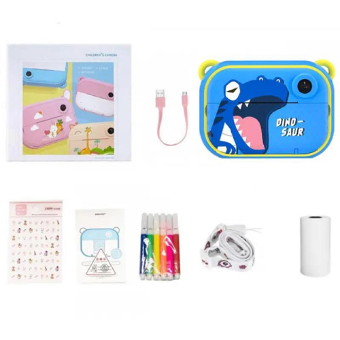Фотоапарат у вигляді тварини для дітей, Камера з моментальним друком знімків, Фотоапарат для діток PN-33