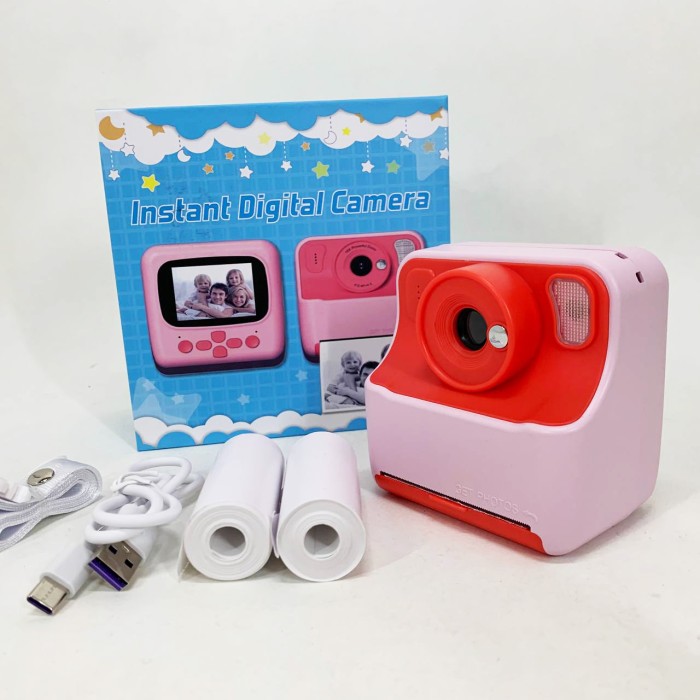 Маленький фотоапарат, Фотоапарат для дітей з вбудованим принтером, Камера миттєвого друку знімків HI-37