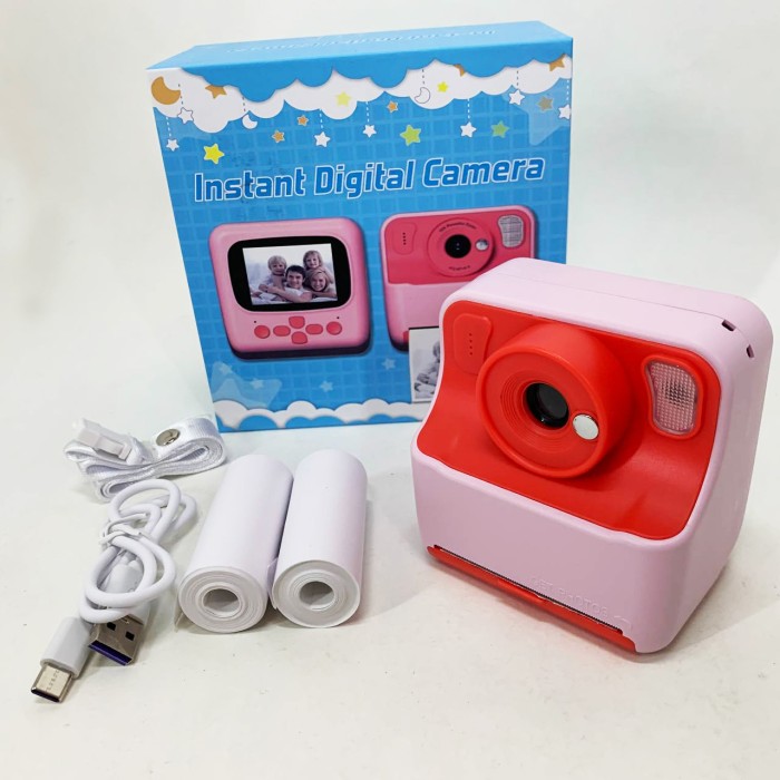 Маленький фотоапарат, Фотоапарат для дітей з вбудованим принтером, Камера миттєвого друку знімків HI-37