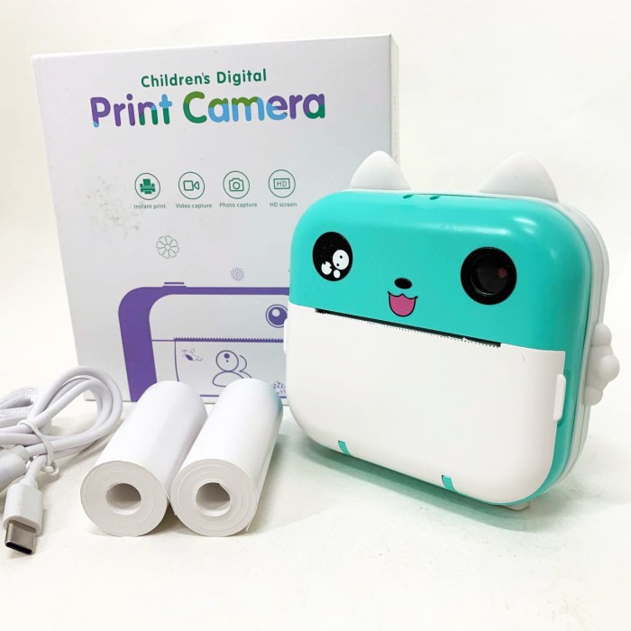 Дитяча камера з вбудованим принтером, Іграшка фотоапарат для дітей, Міні-камера для дітей XW-62