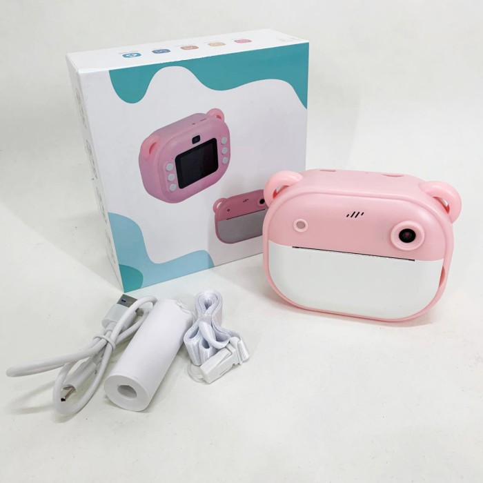 Дитячий фотоапарат миттєвого друку Y600 Pink