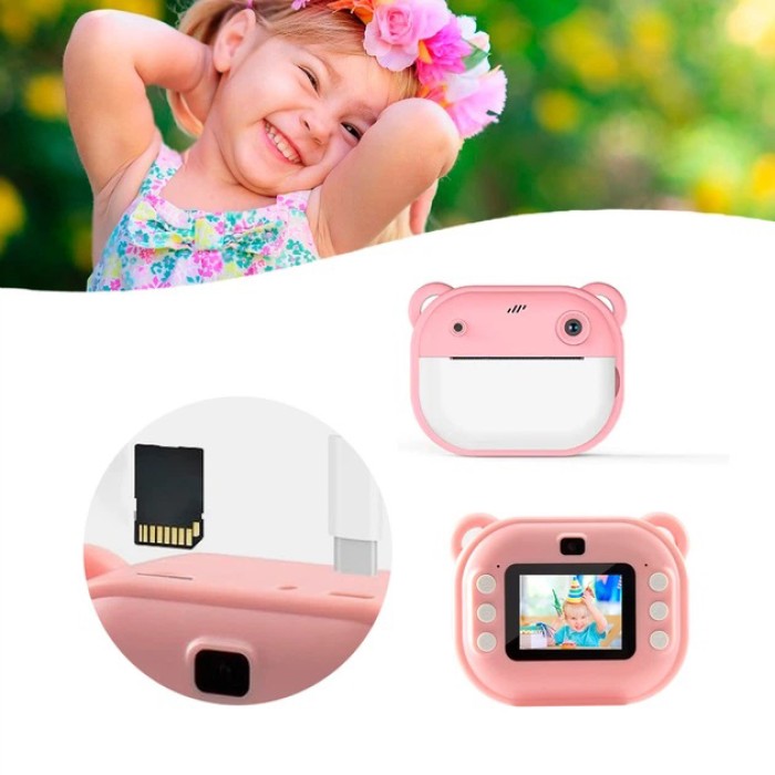 Цифрова камера з друком, Дитяча камера з кольоровим друком для розвитку творчих здібностей XJ-32