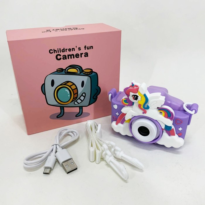 Дитячий фотоапарат X2A Purple AW-82