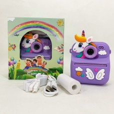 Дитячий фотоапарат з функцією миттєвого друку, Дитяча фотокамера з термодруком, Фотовідеокамера дитяча SD-84