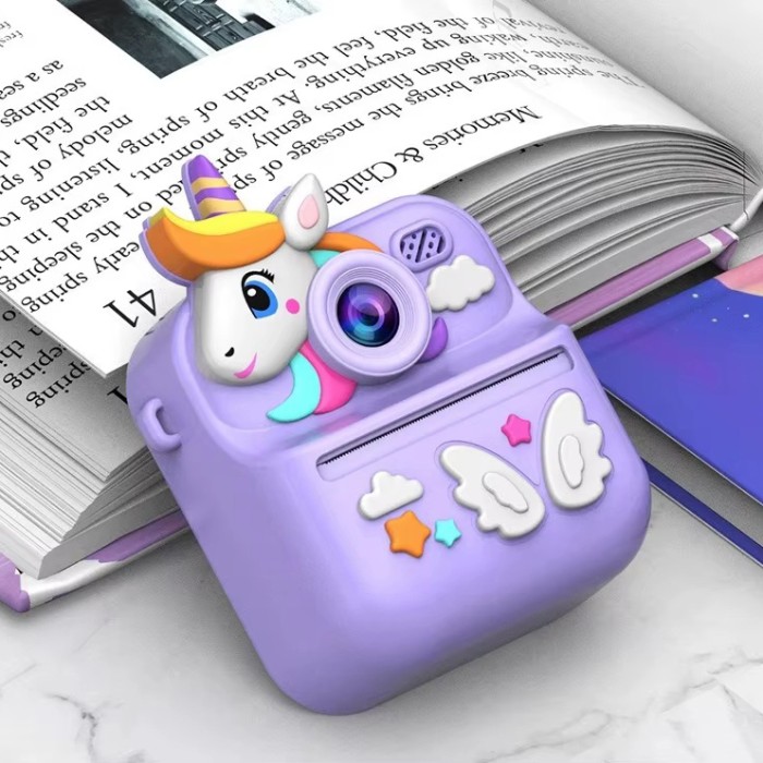 Дитячий фотоапарат з функцією миттєвого друку, Дитяча фотокамера з термодруком, Фотовідеокамера дитяча SD-84