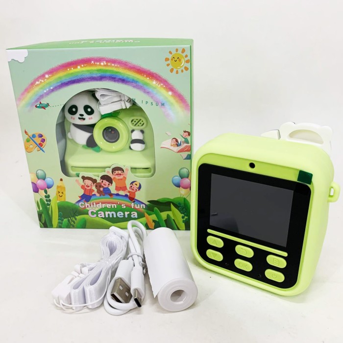 Фотокамера для дітей з функцією друку, Дитячий фотоапарат з чорно-білим друком, Фотоапарат іграшковий YM-53