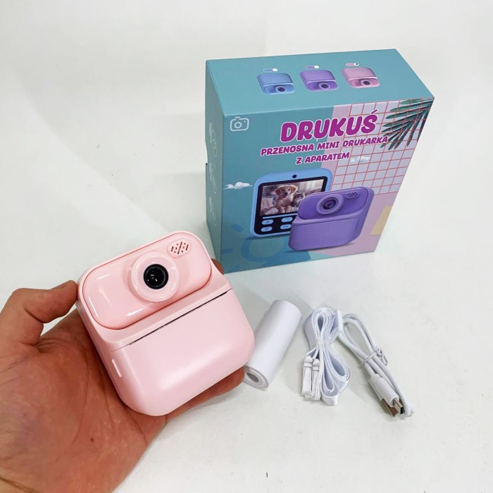 Фотоапарат з екраном для малюків, Дитячий фотоапарат з друком на термопапері, Фотовідеокамера дитяча BL-46