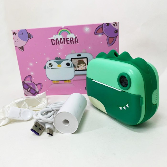 Дитячий фотоапарат миттєвого друку з термопапером, Фотоапарат дитячий для миттєвого друку AJ-29