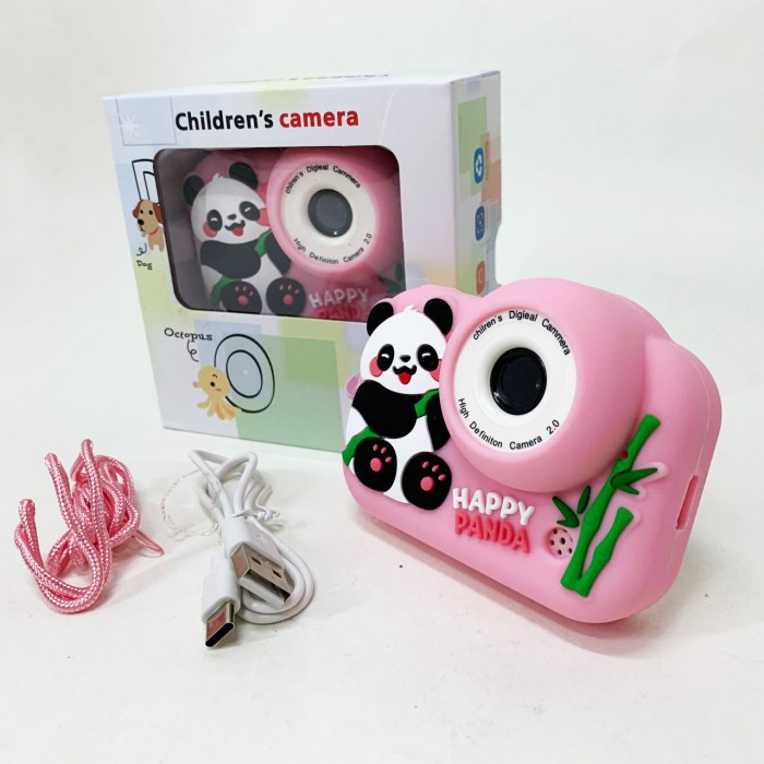 Дитячий фотоапарат Панда Pink GD-26