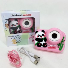 Дитячий фотоапарат Панда Pink YF-57