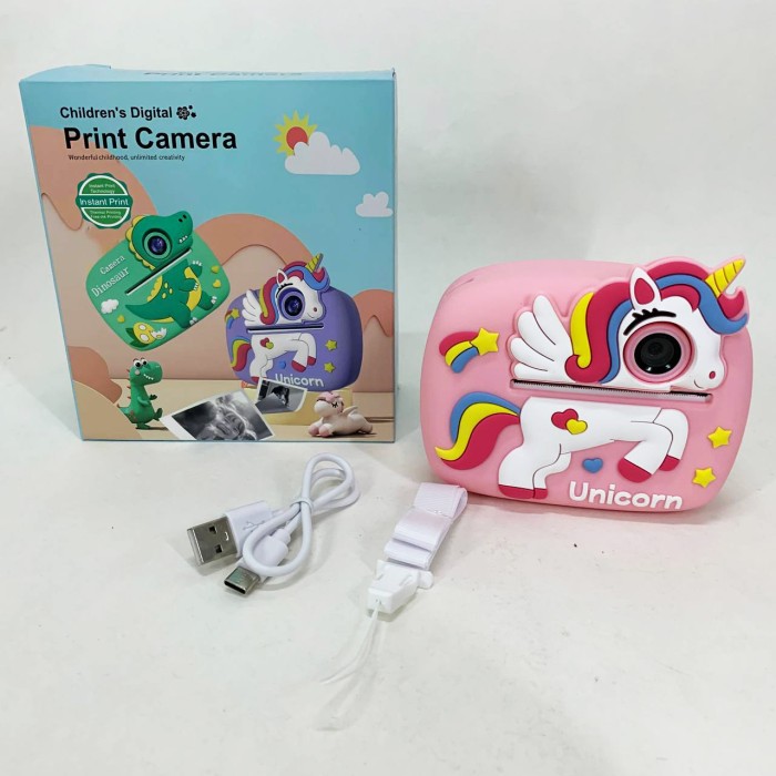 Фотокамера з миттєвим друком фото, Дитяча цифрова камера з миттєвим друком, Маленький фотоапарат VX-57